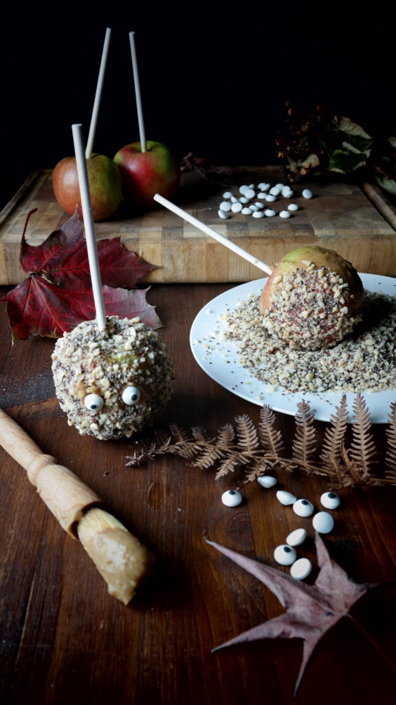 How to make healthy Halloween apples
